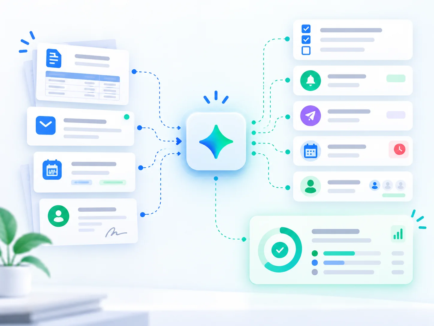 Napdav AI transforming documents and business events into tasks, reminders and automated workflows.